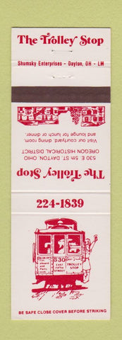 Matchbook Cover - The Trolley Shop Dayton OH