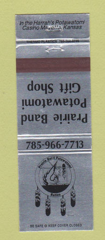 Matchbook Cover - Prairie Band Potawatomi Gift Shop Casino Mayetta KS