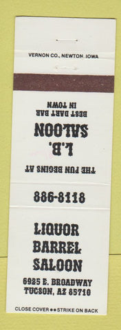 Matchbook Cover - Liquor Barrel Saloon Tucson AZ