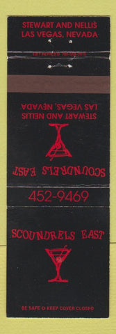 Matchbook Cover - Scoundrels East Las Vegas NV