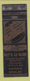Matchbook Cover - Ray's 35 Club Kokomo IN WORN