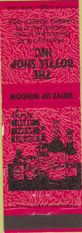 Matchbook Cover - Bottle Shop Inc Devils Lake ND red