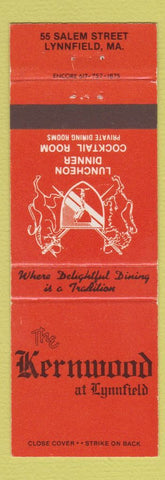 Matchbook Cover - Kernwood at Lynnfield MA Restaurant