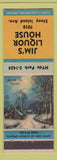 Matchbook Cover - Jim's Liquor House Chicago IL