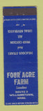 Matchbook Cover - Four Acre Farm Williamstown MA