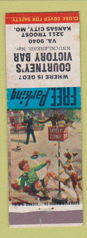 Matchbook Cover - Courtney's Victory Bar Kansas City MO