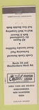 Matchbook Cover - Chalet Motor Lodge Moultonboro NH