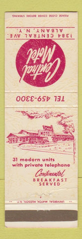 Matchbook Cover - Central Motel Albany NY