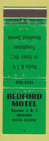 Matchbook Cover - Redford Motel Bedford NS WEAR