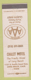 Matchbook Cover - Chalet Motel Long Beach CA