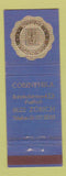 Matchbook Cover - Corinphila Zurich Switzerland