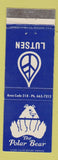 Matchbook Cover - The Polar Bear Lutsen