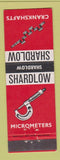 Matchbook Cover - Shardlow Crankshafts Bryant and May UK