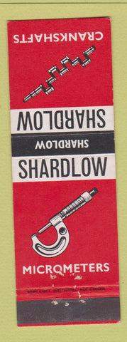 Matchbook Cover - Shardlow Crankshafts Bryant and May UK
