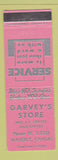 Matchbook Cover - Garvey's Store Waverly KS