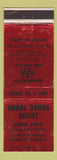 Matchbook Cover - Coral Sands Court Cocoa FL RED WEAR