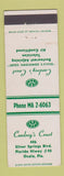 Matchbook Cover - Cordrey's Court Motel Ocala FL