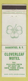 Matchbook Cover - Cloverleaf Motel Saugerties NY
