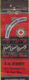 Matchbook Cover - Red Cross Shoes St Paul MN WORN CREASES