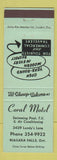 Matchbook Cover - Coral Motel Niagara Falls ON GREEN