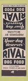 Matchbook Cover - Rival Dog Food WEAR