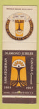 Matchbook Cover - Saskachewan Diamond Jubilee 1965 SK