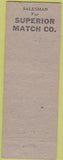 Matchbook Cover - OK Snyder Insurance Mount Joy PA