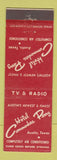 Matchbook Cover - Hotel Commodore Perry Austin TX