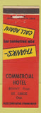 Matchbook Cover - Commercial Hotel St Onge ON WEAR