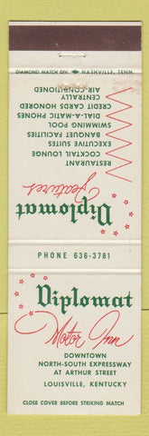 Matchbook Cover - Diplomat Motor Inn Louisville KY