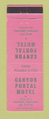 Matchbook Cover - Canyon Portal Motel Sedona AZ