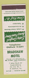 Matchbook Cover - Bradshaw Motel Stafford VA