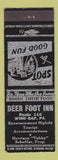 Matchbook Cover - Deer Foot Inn Wind Gap PA