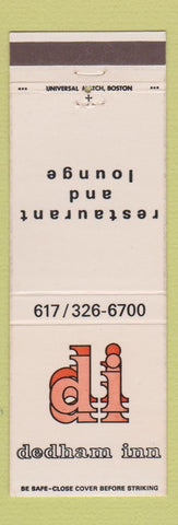 Matchbook Cover - Dedham Inn MA