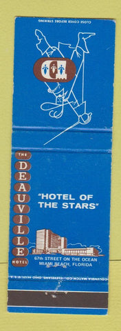 Matchbook Cover - Deauville Hotel Miami Beach FL