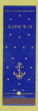 Matchbook Cover - US Navy