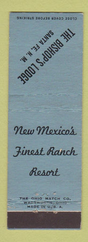 Matchbook Cover - Bishop's Lodge Santa Fe NM