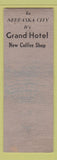 Matchbook Cover - Dale Hotel Holdrege NE