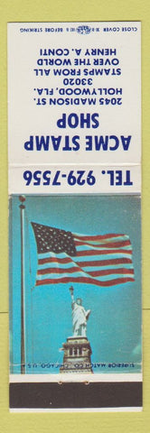 Matchbook Cover - Acme Stamp Shop Hollywood FL
