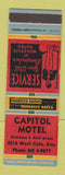 Matchbook Cover - Capitol Motel