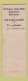 Matchbook Cover - Beautyrest Motel San Diego CA