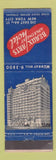 Matchbook Cover - Beaux Art Hotel New York City