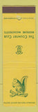 Matchbook Cover - Country Club Brookline MA