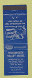 Matchbook Cover - Wentworth Valley Motel Wentworth NS