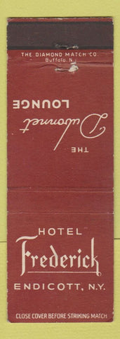 Matchbook Cover - Hotel Frederick Endicott NY