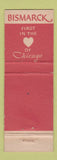 Matchbook Cover - Swiss Chalet Bismarck Hotel Chicago IL