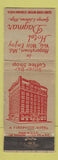 Matchbook Cover - Hotel Dagmar Hagerstown MD WEAR