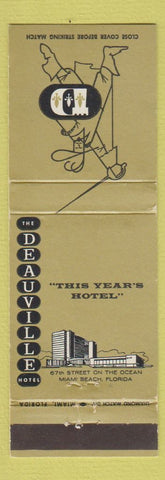 Matchbook Cover - Deauville Hotel Miami Beach FL