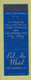 Matchbook Cover - Bel Air Motel New Orleans LA