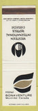 Matchbook Cover - Hotel Bonaventure Montreal QC